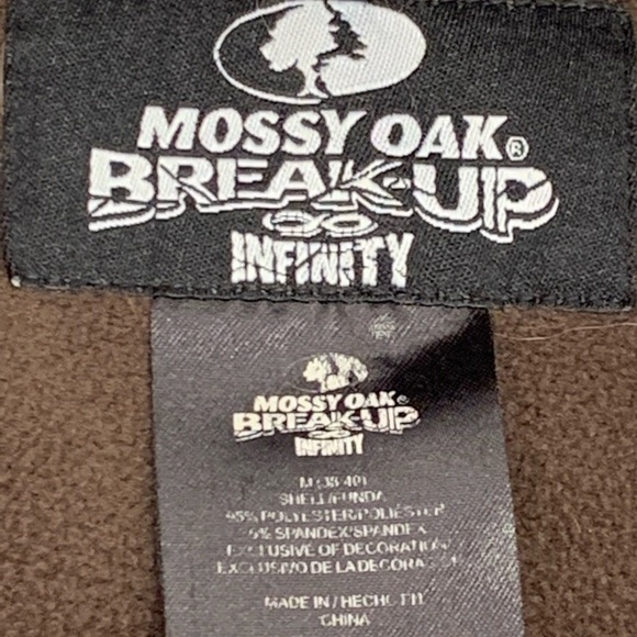 Mossy Oak Break Up Infinity Camo Jacket Size Medium - Picture 5 of 9
